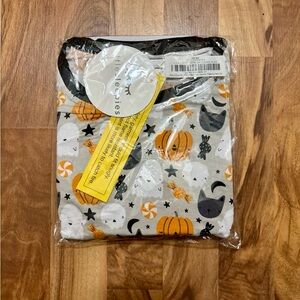 Little Sleepies Boo Crew Pajama Set - Black and Orange